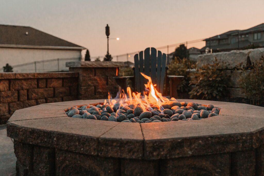 outdoor fire pit